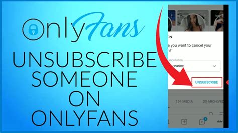 how to unsubscribe from onlyfans account|How to Unsubscribe on Onlyfans